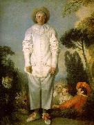 Jean-Antoine Watteau Gilles as Pierrot USA oil painting artist